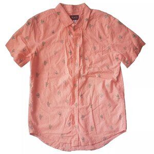 Children's Place Boys Button Down Short Sleeve Top Shirt size 14 XL
